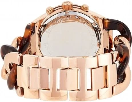 Michael Kors Runway MK4269 Large Link Acetate and Stainless Steel Bracelet Watch vue 4