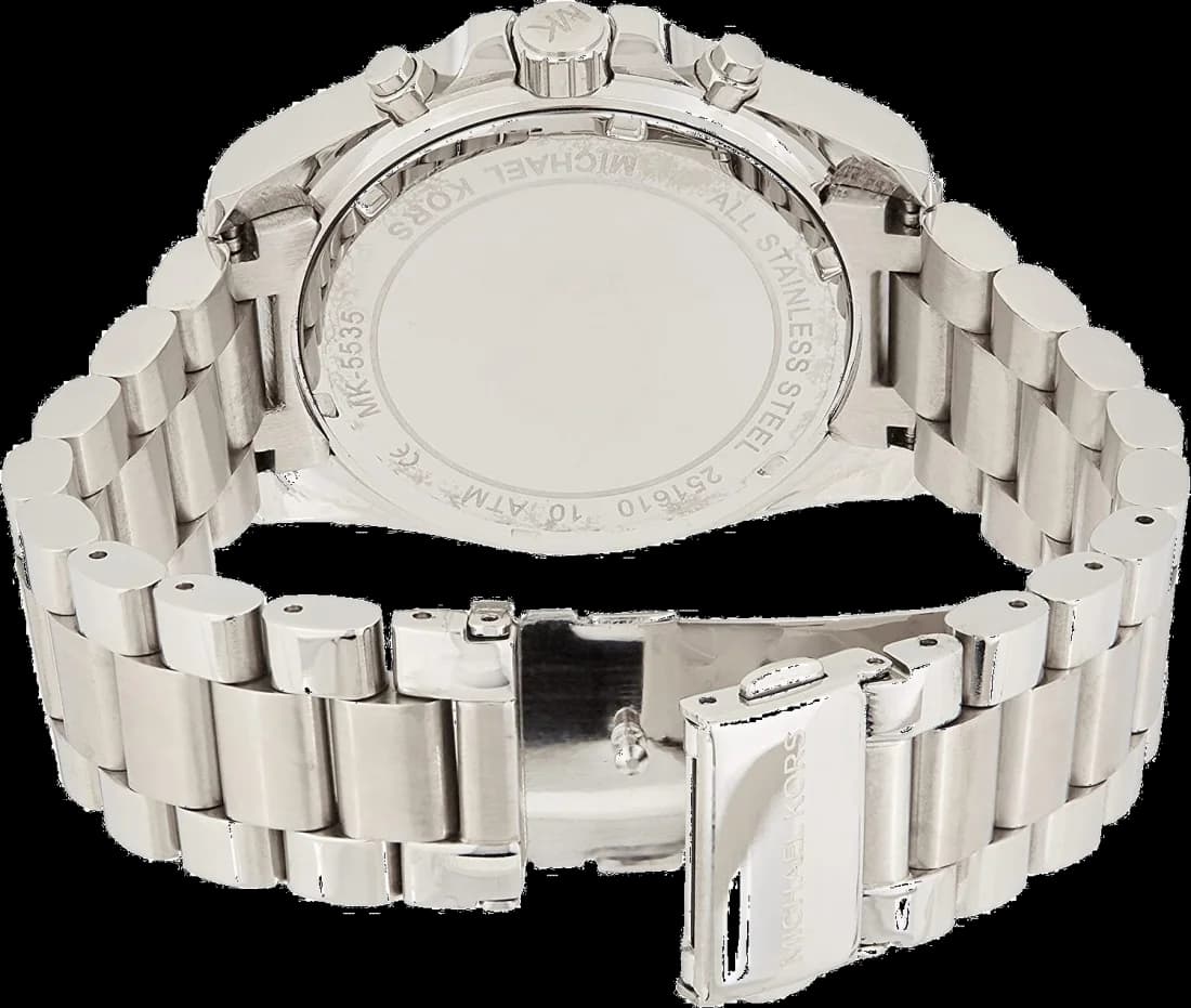 Michael Kors Bradshaw MK5535 Chronograph Steel Women's Watch vue 3