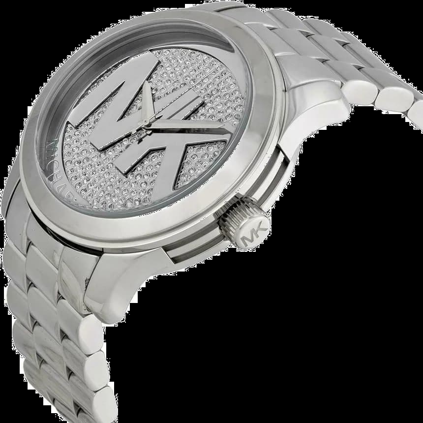 Michael Kors Runway MK5544 Silver Stainless Steel Bracelet Watch vue 2