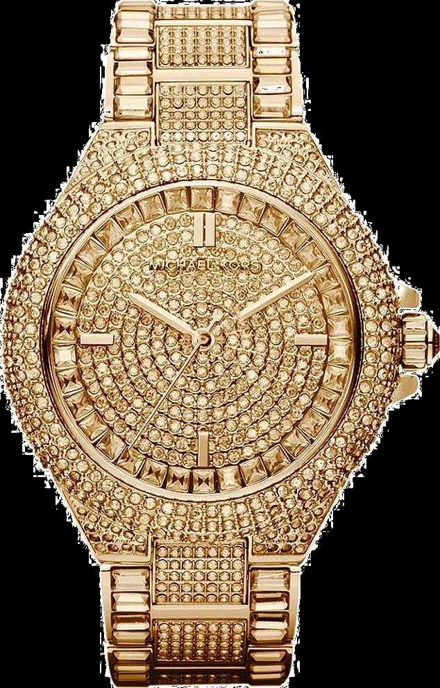 Montre Michael Kors MK5720 Acier Or Jaune et Cristaux Swarovski
