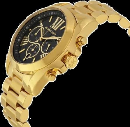 Michael Kors MK5739 Bradshaw Gold-Tone Stainless Steel Watch with Black Dial vue 2