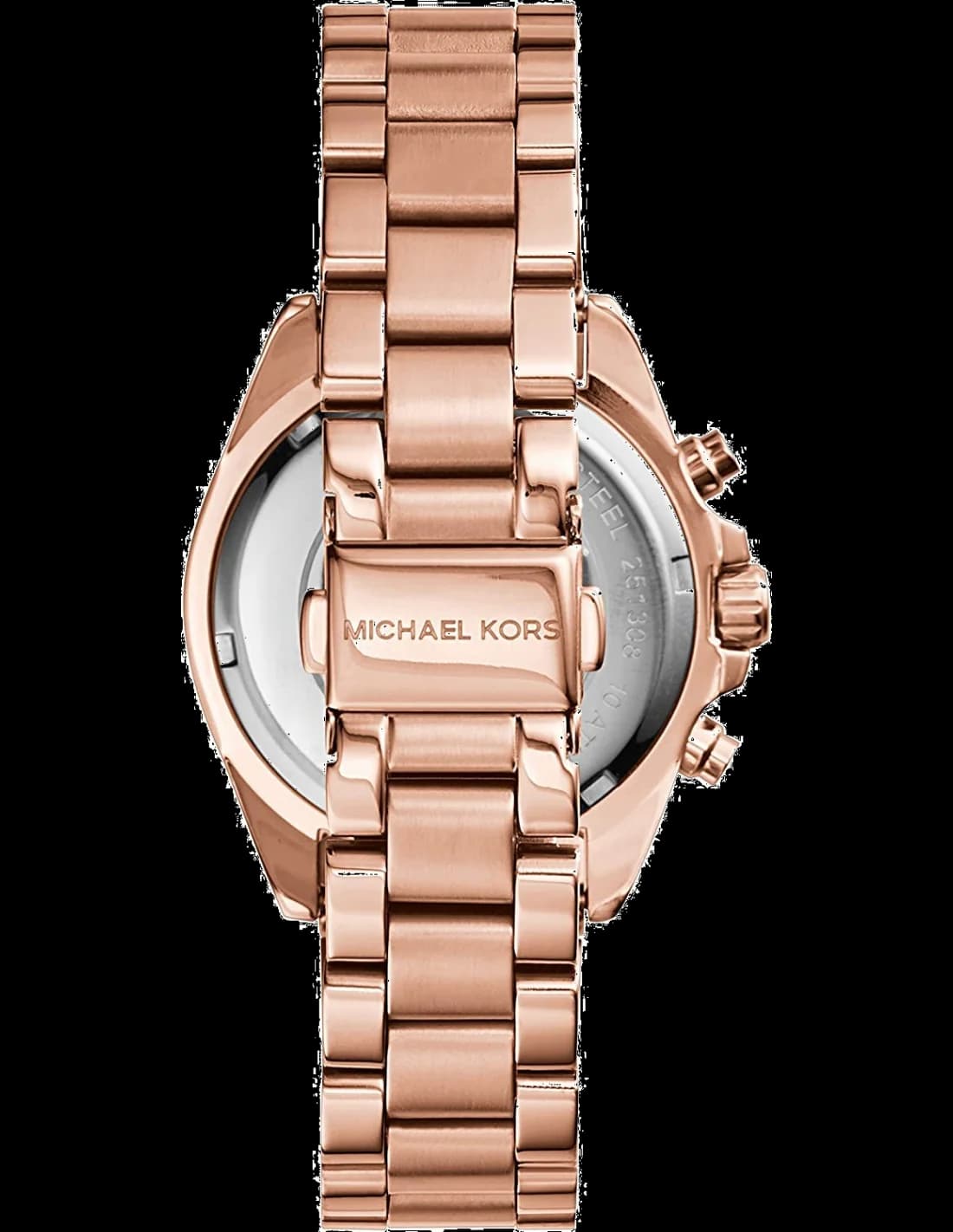 Montre Michael Kors MK5799 Bradshaw en Acier Or Rose vue 3