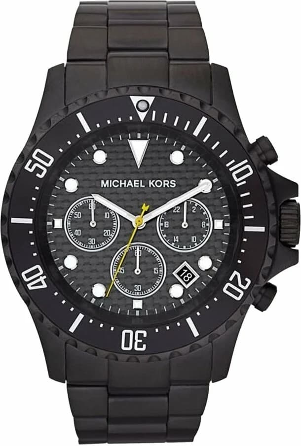 Michael Kors Everest MK5872 Black Stainless Steel Bracelet Watch vue 3