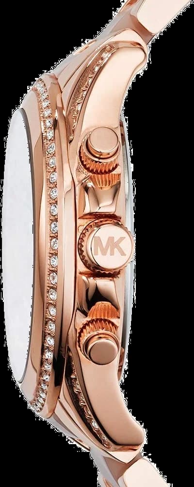Michael Kors MK5943 Blair Rose Gold and Acetate Women's Watch vue 2