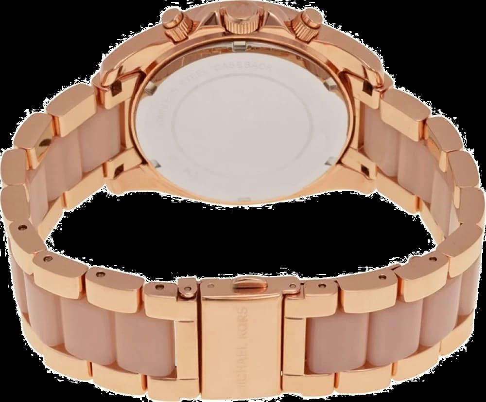 Michael Kors MK5943 Blair Rose Gold and Acetate Women's Watch vue 3