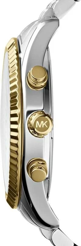 Montre Michael Kors MK5955 Lexington Chronographe Bicolore Acier vue 3