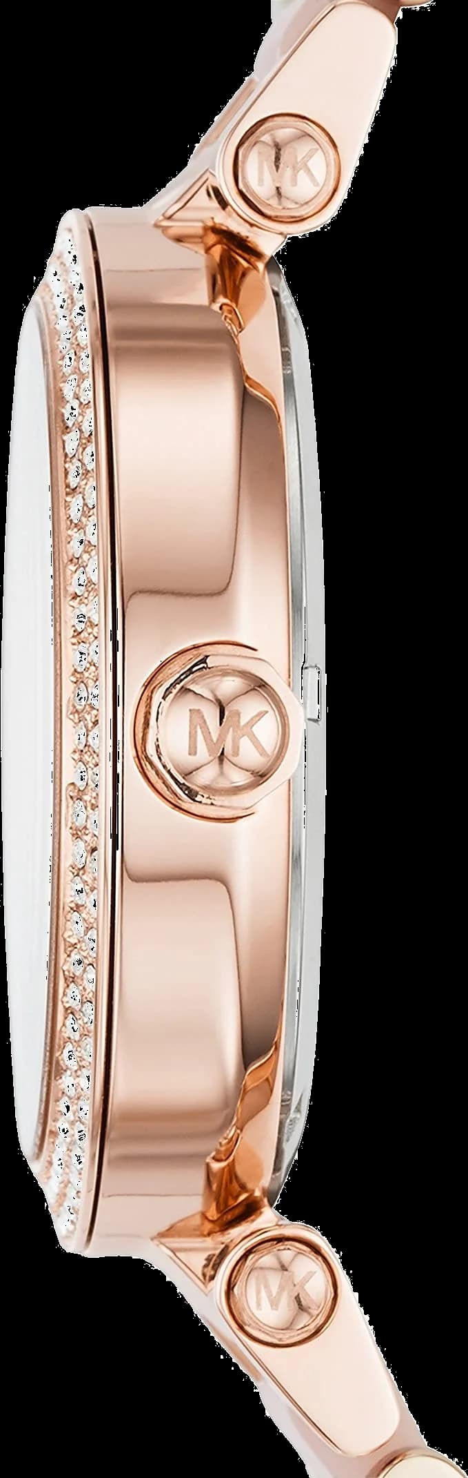 Michael Kors MK6176 Rose Gold-Tone Stainless Steel Watch with Diamond-Set Dial vue 2