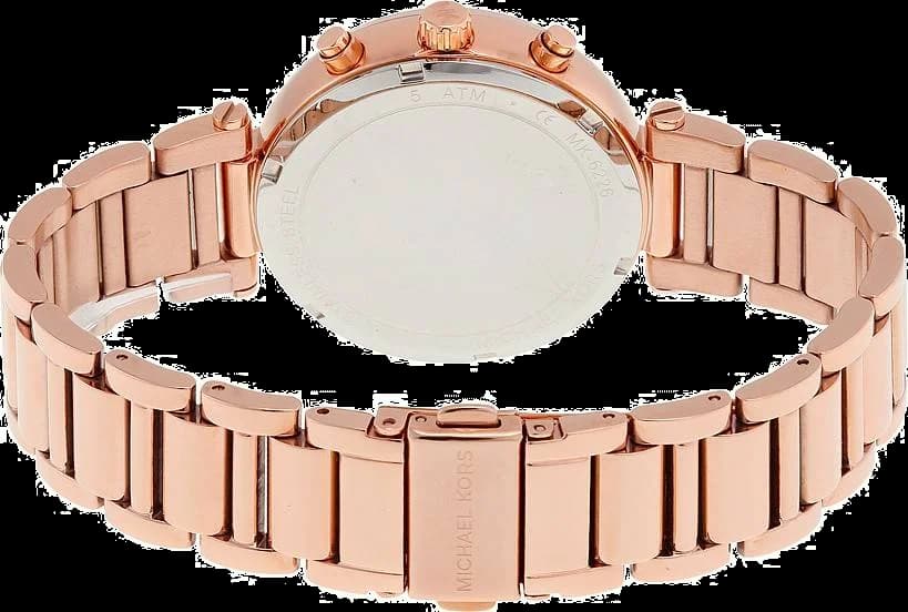 Michael Kors MK6226 Sawyer Rose Gold Steel and Pink Dial Women's Watch vue 3