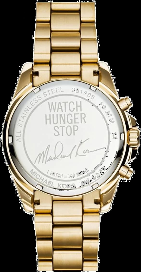 Michael Kors MK6272 Bradshaw Gold-Tone Stainless Steel Chronograph Watch vue 2