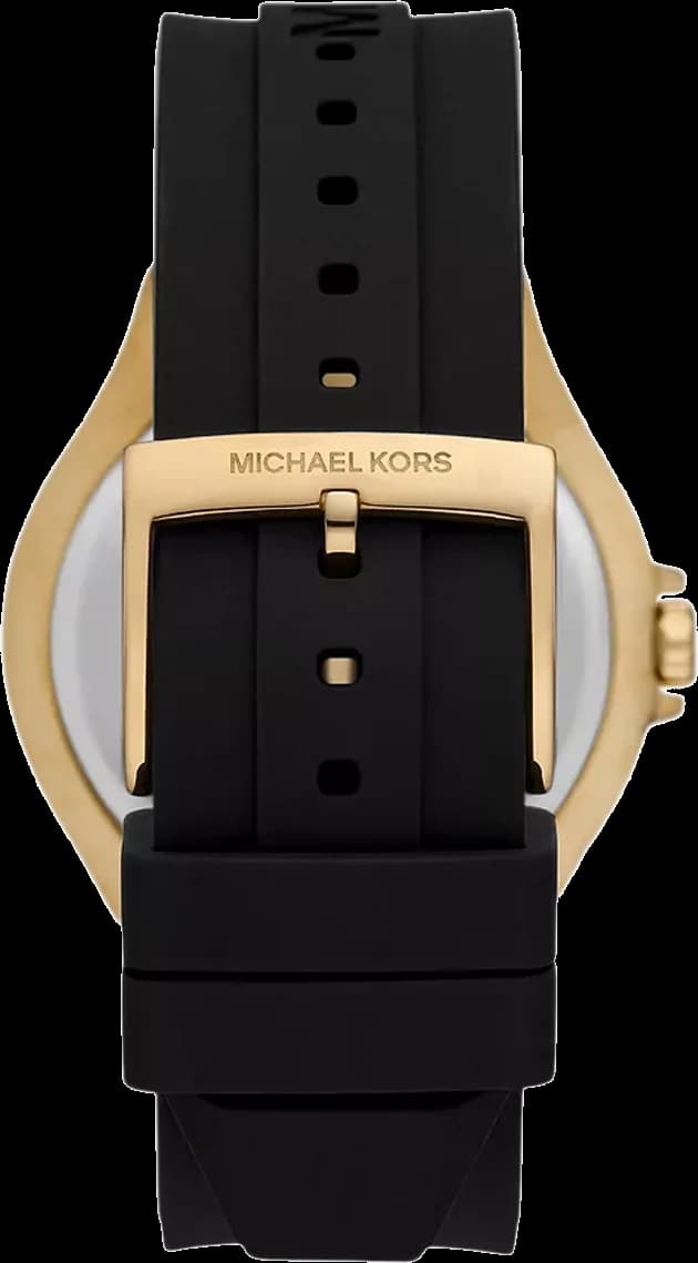 Michael Kors MK7247 Lennox Watch with Transparent Dial and Black Silicone Strap vue 2