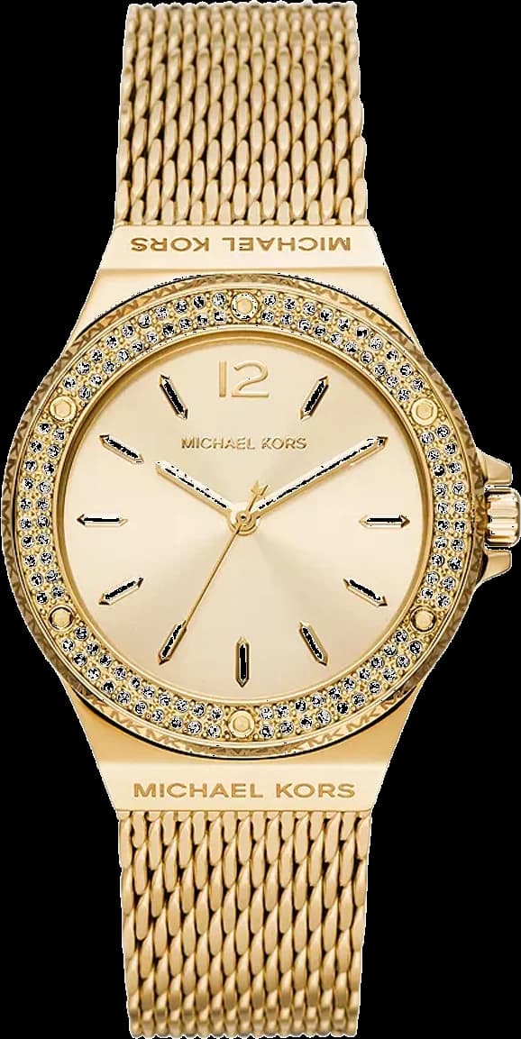 Michael Kors MK7335 Lennox watch, pavé dial, stainless steel bracelet
