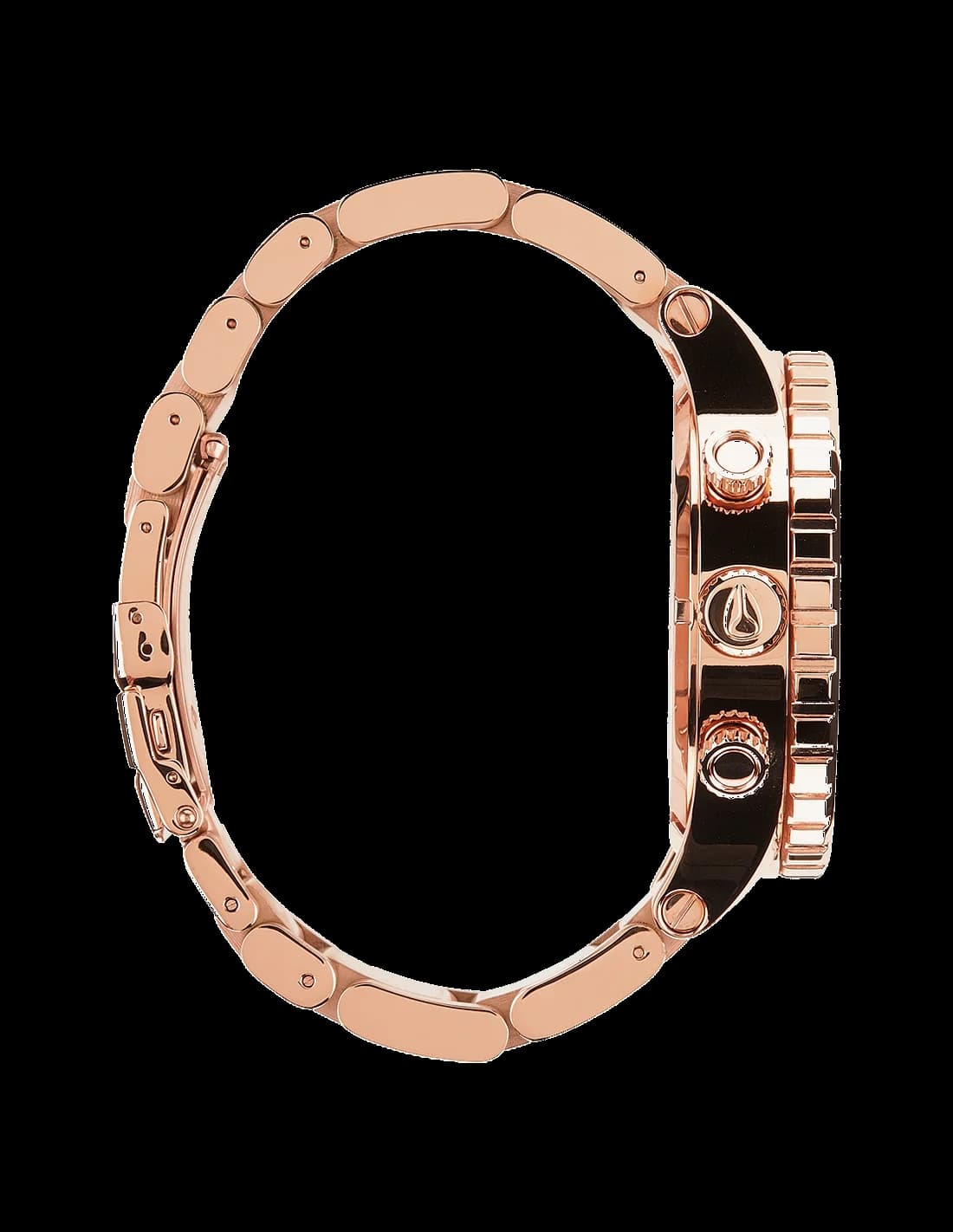 Montre Homme Nixon The 51-30 Chrono A083-897 en acier or rose vue 2