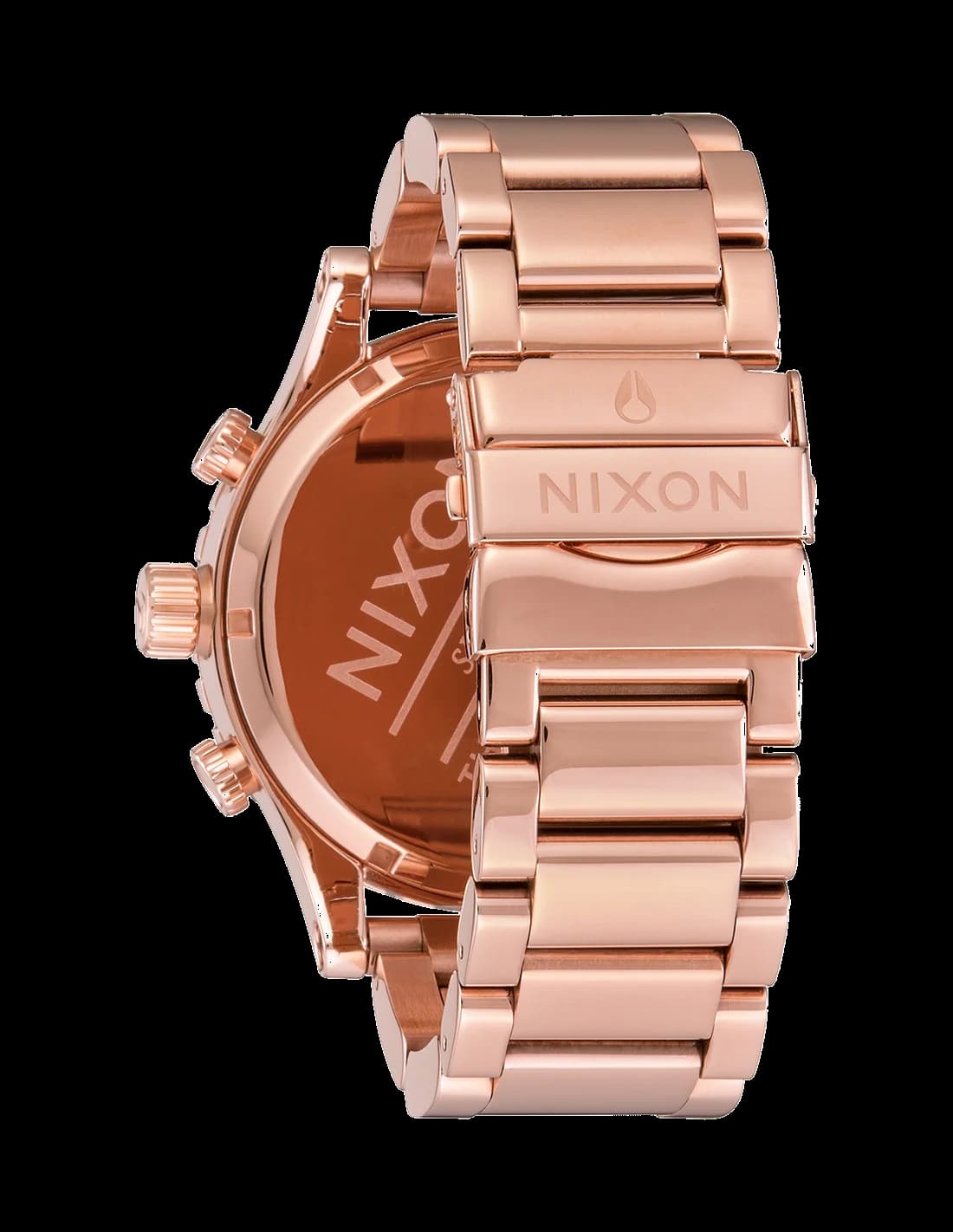 Montre Homme Nixon The 51-30 Chrono A083-897 en acier or rose vue 3