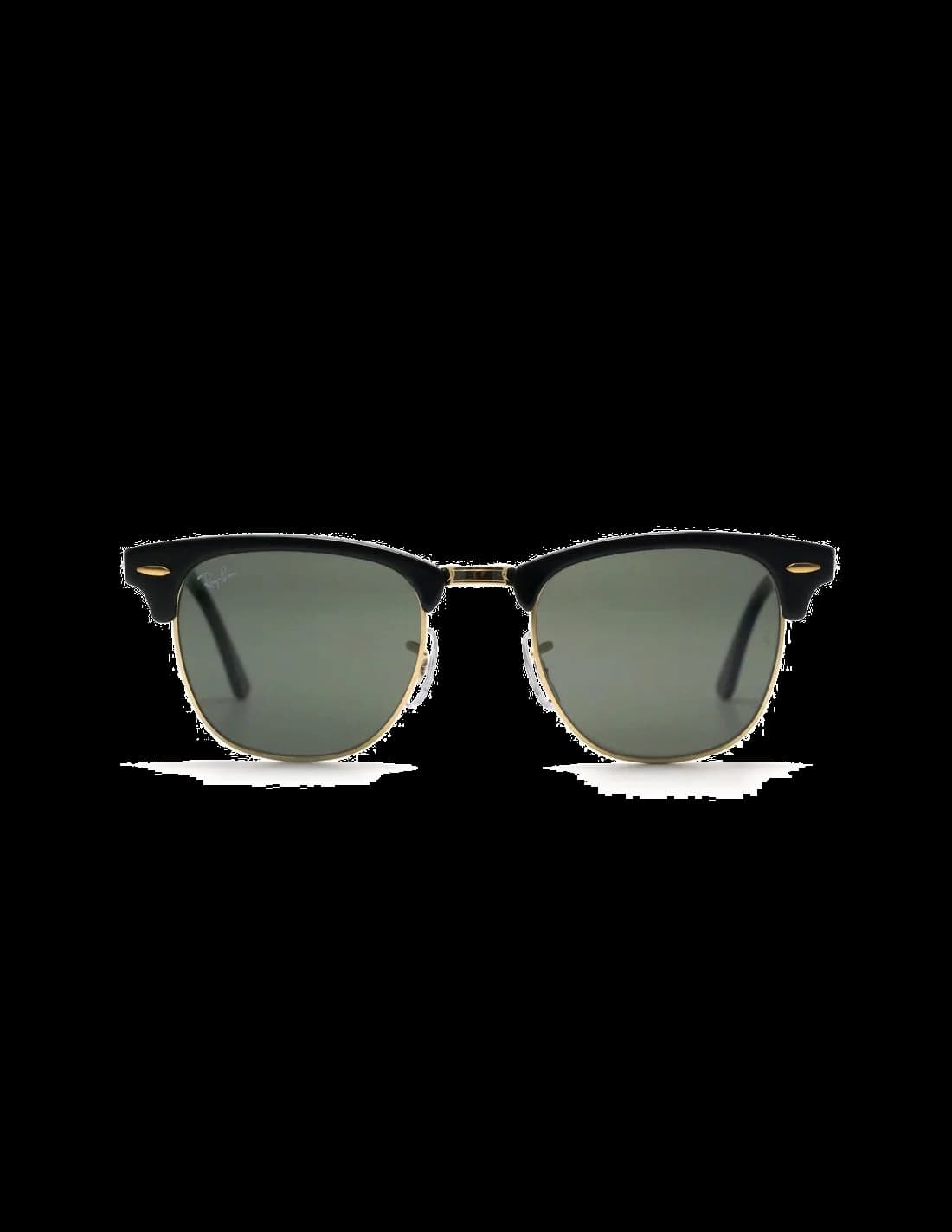 Lunettes de soleil Ray-Ban Clubmaster RB3016 W0365 noir vue 2
