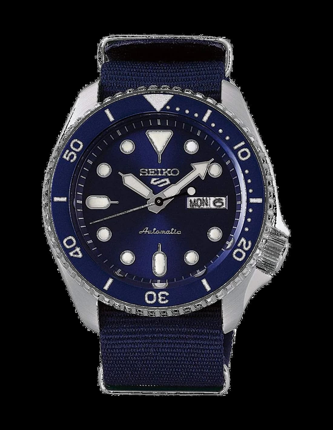 Montre Seiko SRPD51K2 Automatique Cadran Bleu et Bracelet NATO