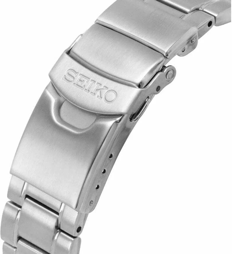 Seiko SRPF15K1 Automatic Stainless Steel Ocean Blue Dial 45mm Watch vue 4