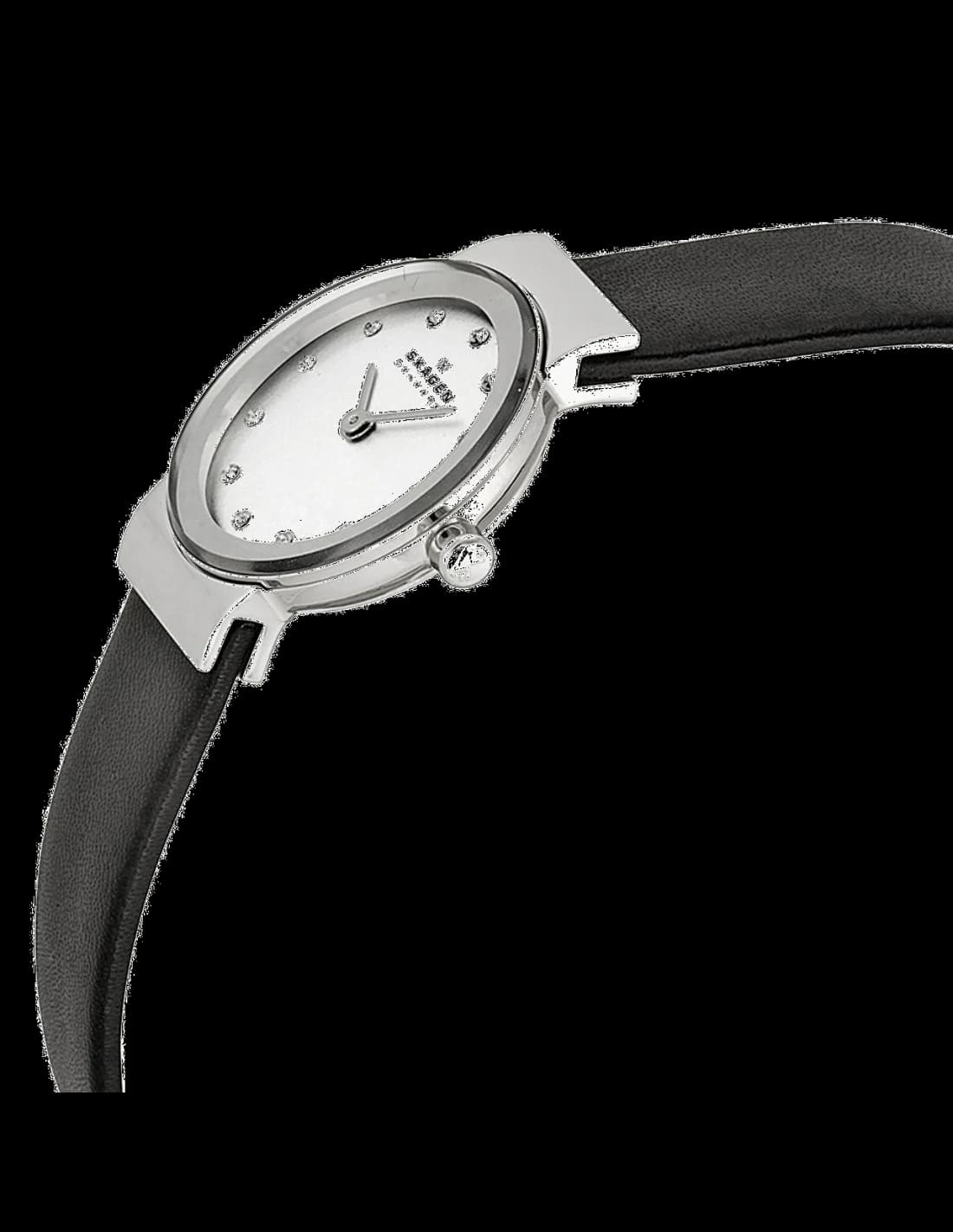 Skagen Freja 358XSSLBC Black Classic and Minimalist Design Women's Watch vue 2
