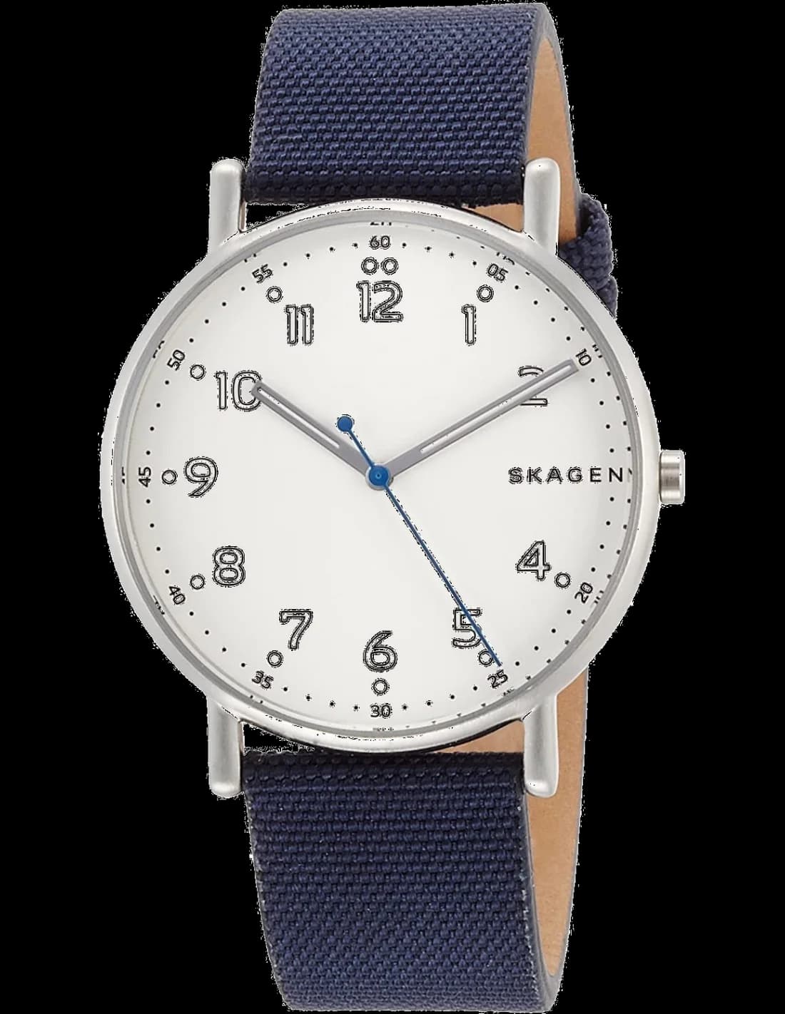 Montre Skagen SKW6356 Signatur Cadran Blanc Bracelet Nylon Bleu