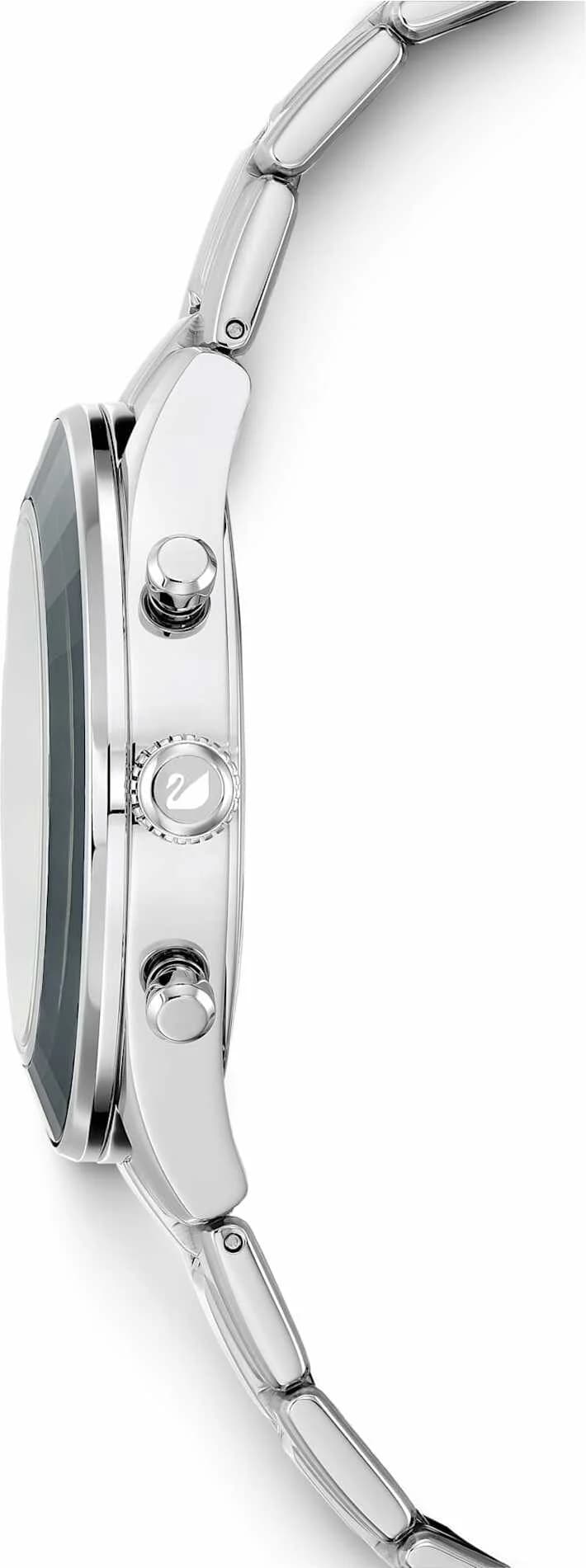 Montre Swarovski Octea Lux Sport 5610520 chronomètre bracelet métal vue 4