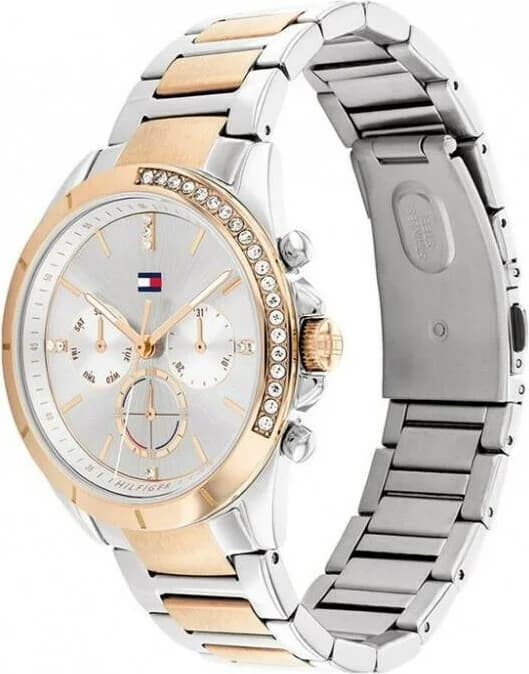 Montre Femme Tommy Hilfiger 1782387 Kennedy Acier Bicolore et Cristaux vue 2