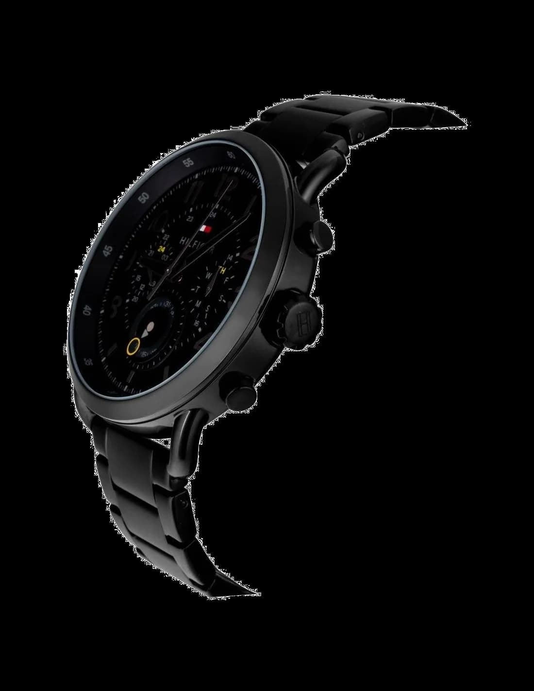 Tommy Hilfiger 1791423 Briggs Black Steel Watch vue 2