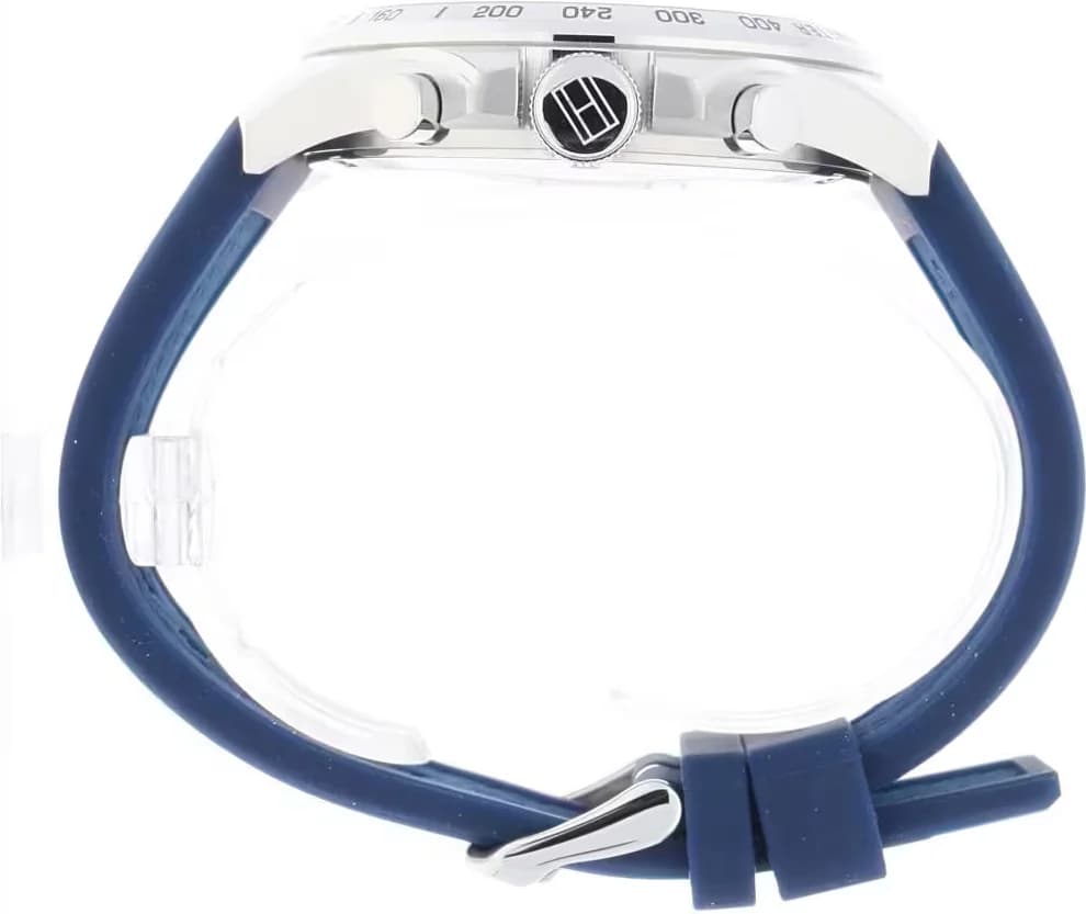 Montre Tommy Hilfiger 1791476 Decker Chronographe Homme Silicone Bleu vue 2