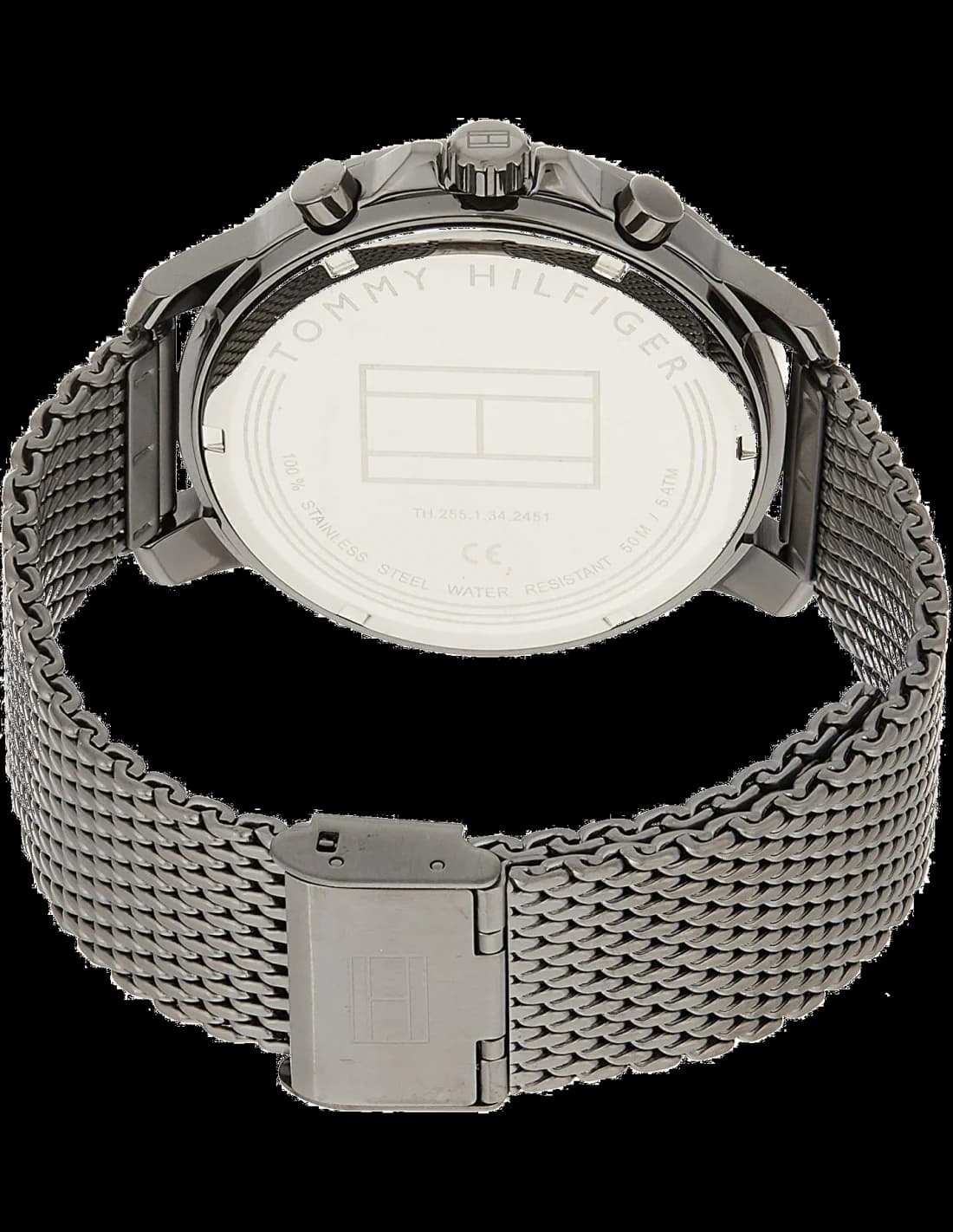 Tommy Hilfiger 1791530 Blue Dial and Brown Leather Strap Men's Watch vue 3