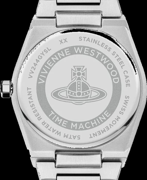 Vivienne Westwood Limehouse VV244SLSL Silver Steel Bracelet Women's Watch with Rhinestone-Embellished Case vue 3