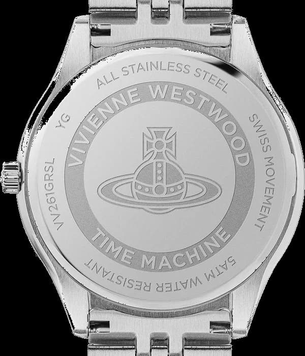 Vivienne Westwood VV261GRSL Stainless Steel Bracelet and Deep Green Dial Watch vue 2