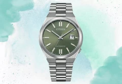 Test Complet de la Montre Automatique Citizen Tsuyosa NJ0158-89Z Cadran vert