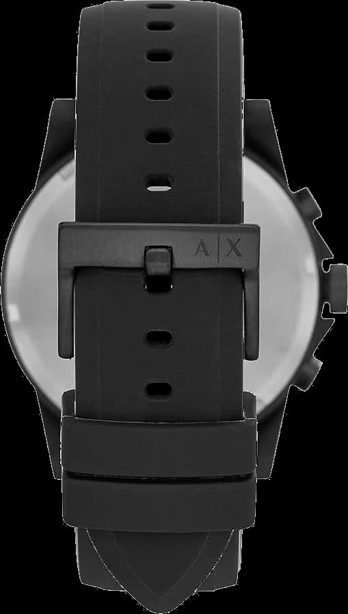 Armani Exchange AX1343 côté fond de boîtier noir