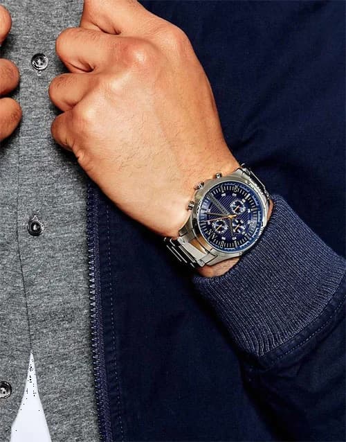 Armani Exchange AX2155 Chronograph Stainless Steel Men's Watch with Black Dial vue 5