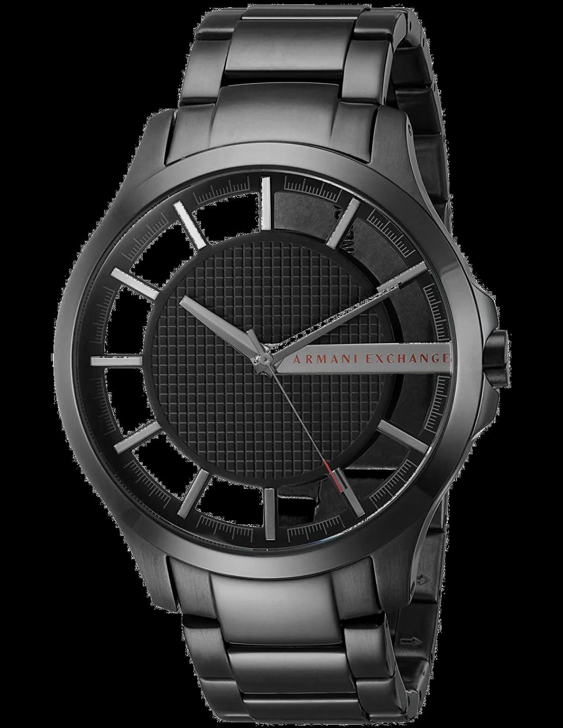 Armani Exchange AX2189 vue de côté, bracelet acier