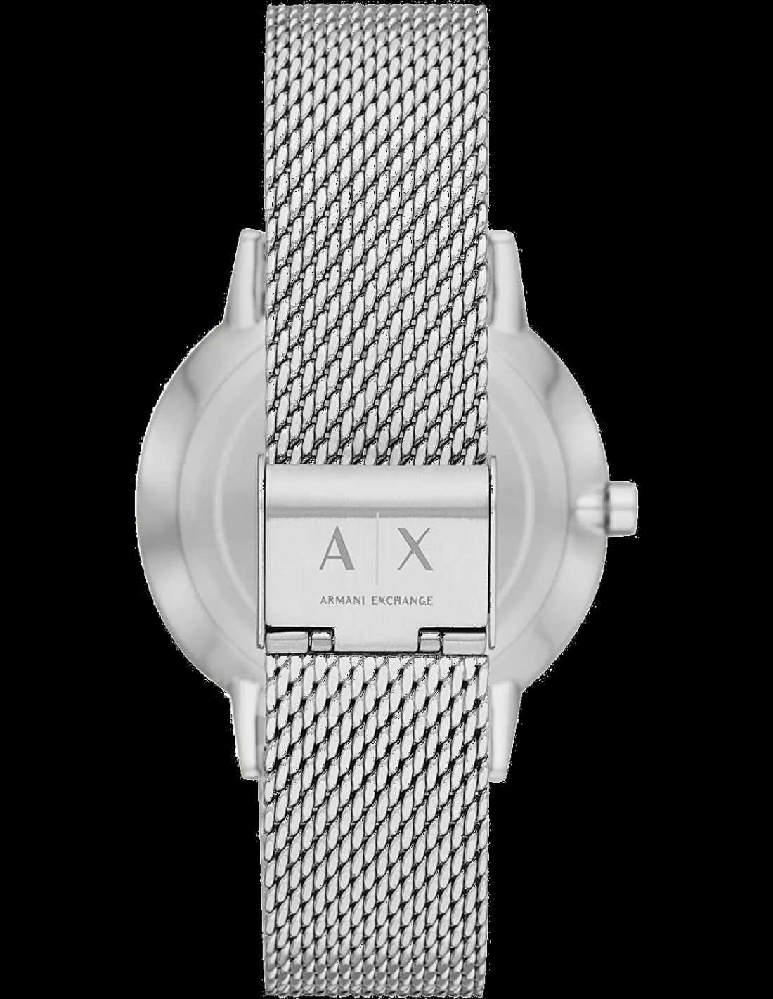 Armani Exchange AX2714 côté fond de boîtier argent
