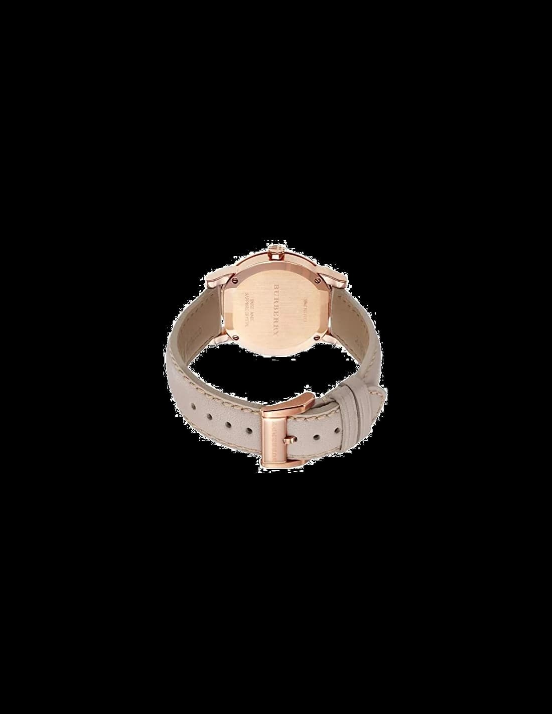 Montre Burberry BU9014 Large check bracelet en cuir vue 3