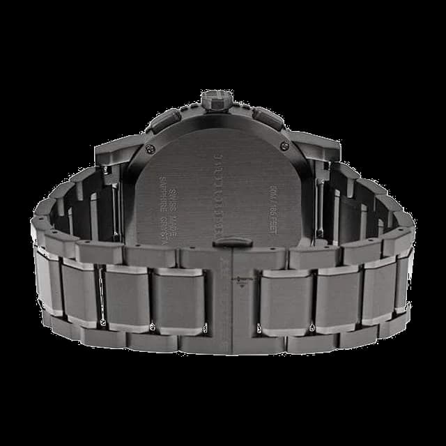 Gros plan sur le cadran gris de la Burberry BU9381