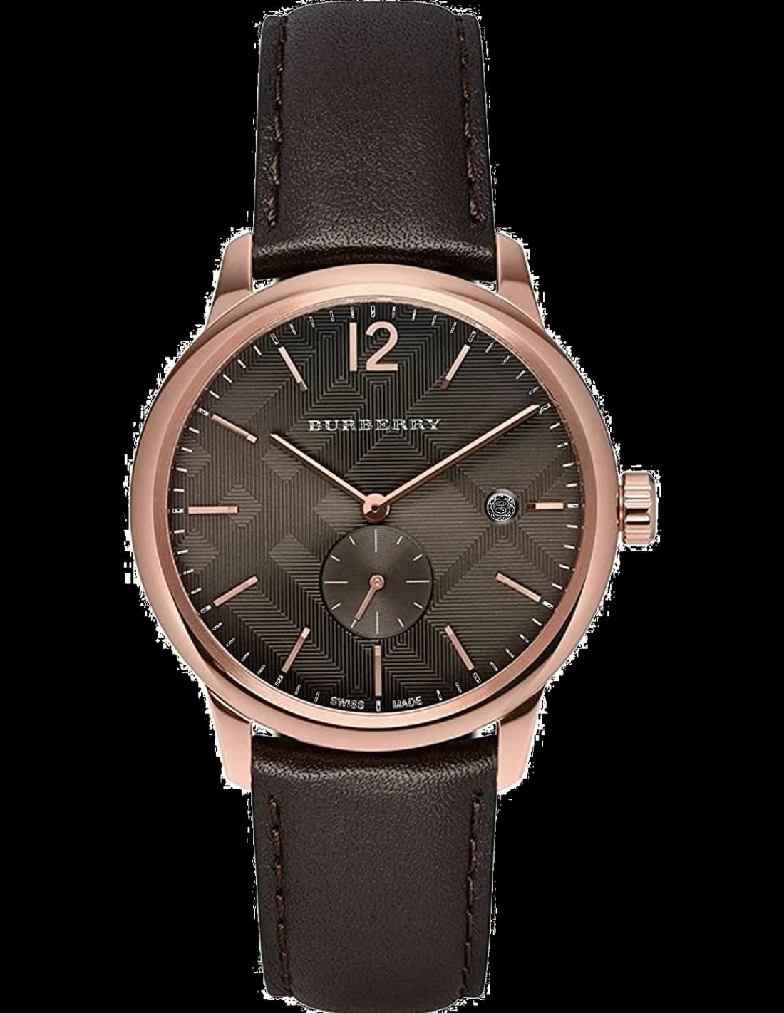 Burberry BU10012 vue de côté, bracelet cuir