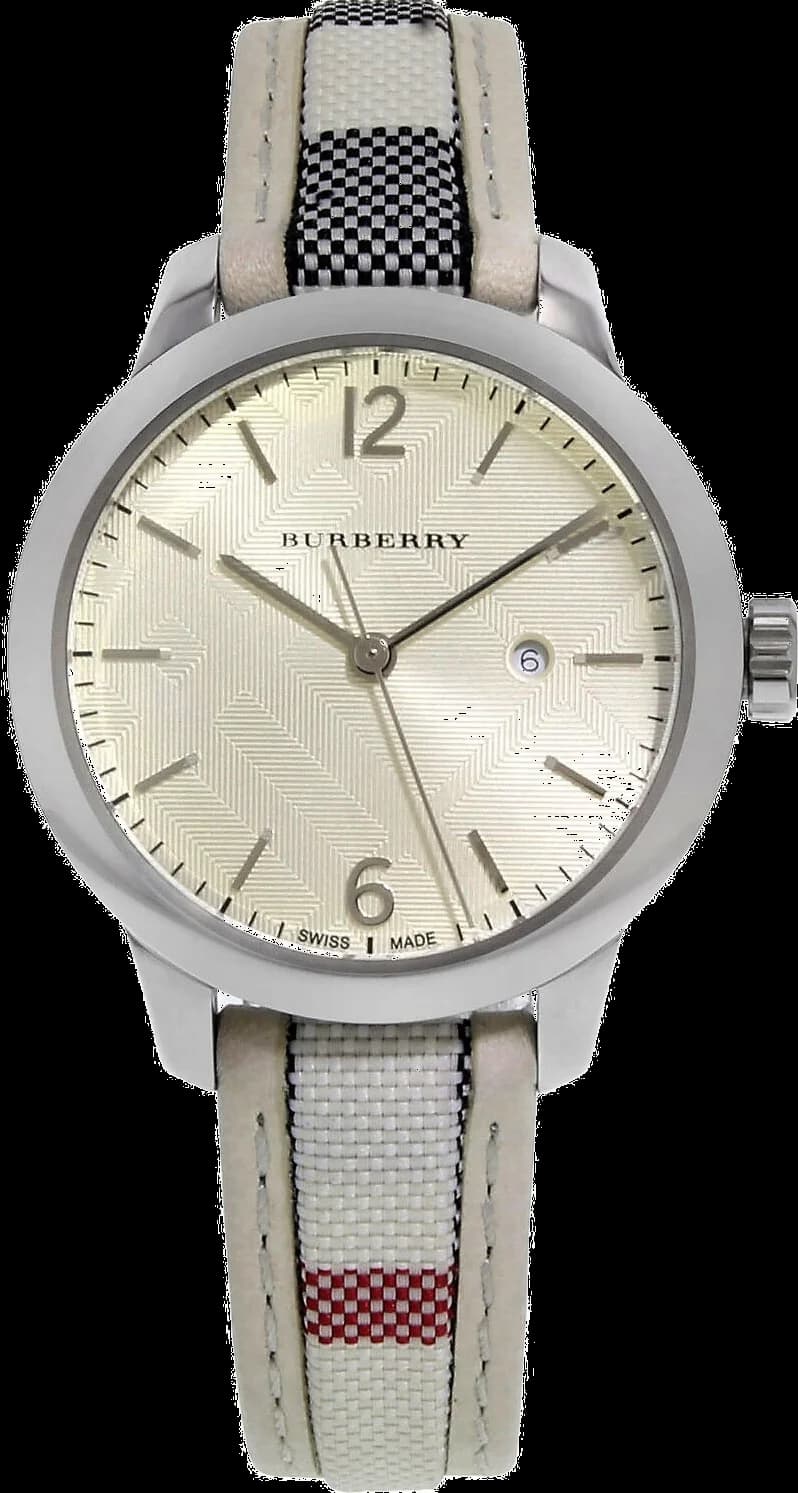 Burberry BU10113 vue de côté, bracelet cuir