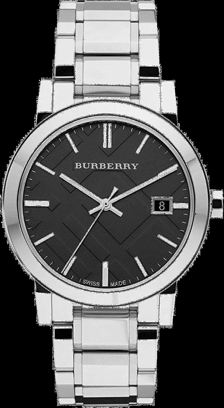 Burberry BU9001 vue de côté, bracelet acier