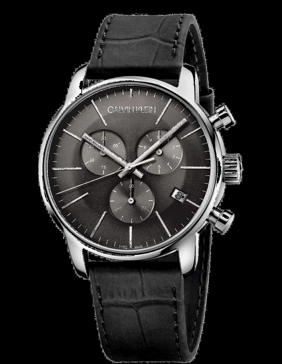 Calvin Klein K2G271C3 vue de côté, bracelet cuir