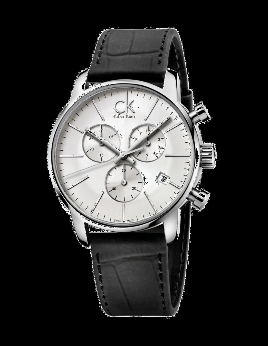 Calvin Klein K2G271C6 vue de côté, bracelet cuir