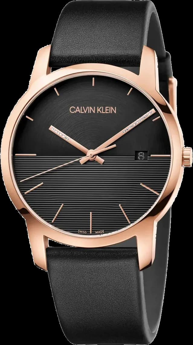 Calvin Klein K2G2G6CZ vue de côté, bracelet cuir