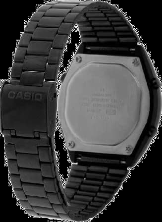 Montre Casio B640WB-1BEF Noire à Affichage Digital et Bracelet Ajustable vue 3