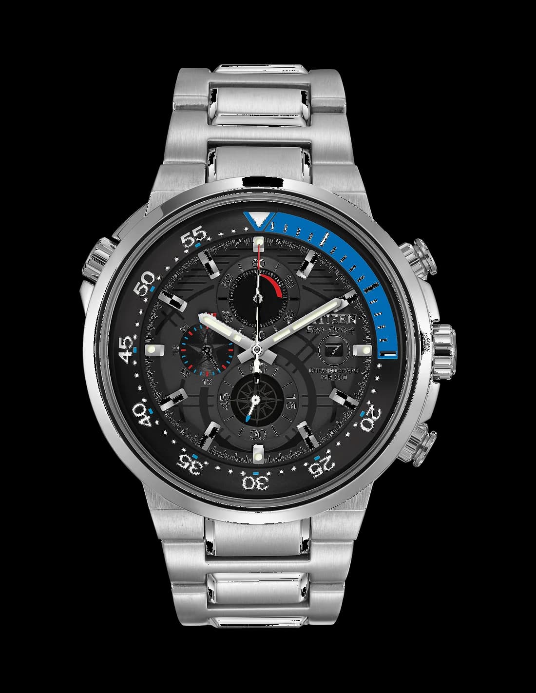 Montre Homme Citizen Eco-Drive CA0440-51E Argent vue 2