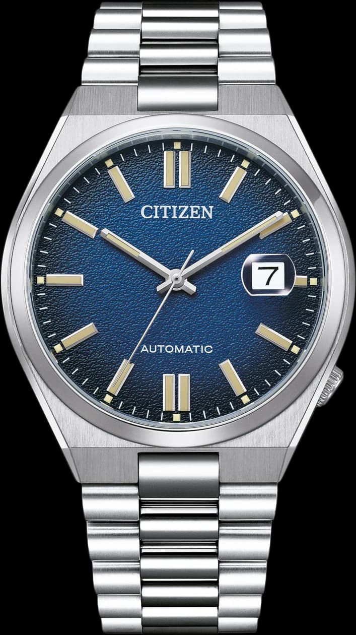 Citizen NJ0151-88L vue de côté, bracelet acier