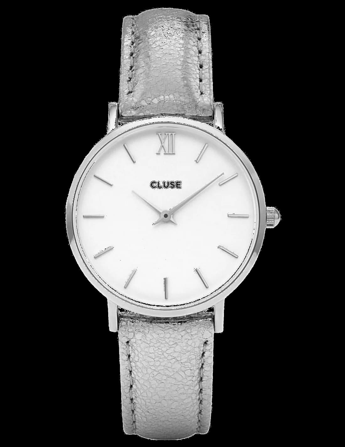 Cluse CL30039 vue de côté, bracelet cuir
