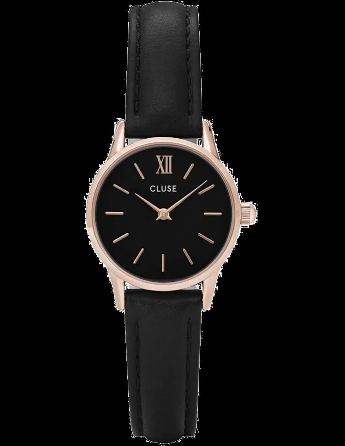 Cluse CL50011 vue de côté, bracelet cuir