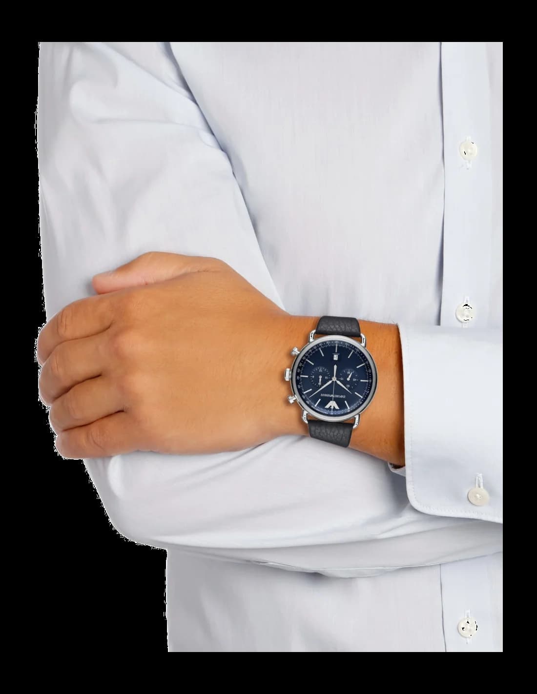 Emporio Armani Aviator AR11105 Chronograph Men's Watch vue 5