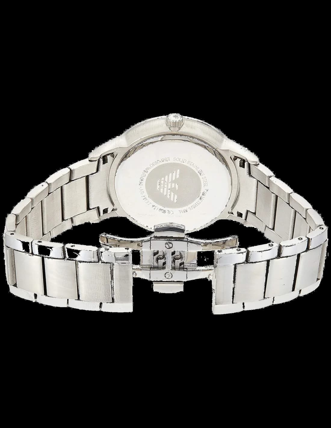 Emporio Armani AR11137 côté fond de boîtier argent
