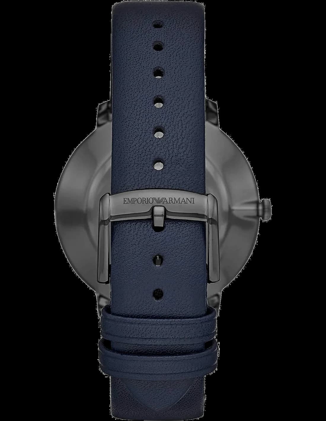 Montre Homme Emporio Armani Retro AR11214 bracelet cuir bleu vue 4